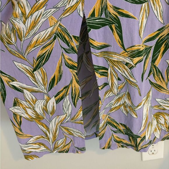 J.O.A. Raya Lavender Floral Print Midi Dress Size Medium - Picture 6 of 10